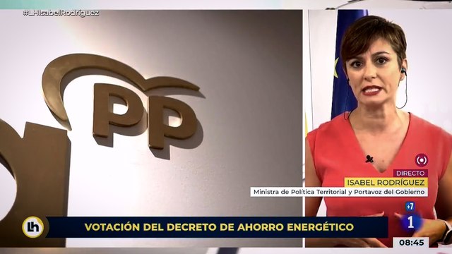 El PSOE presiona al PP para que apoye el plan de ahorro energético