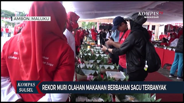 Pemprov Maluku Pecahkan Rekor Muri Olahan Makan Berbahan Sagu Terbanyak