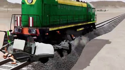 beamng drive ps 4 Trains vs Narrow Rails  BeamNGDrive