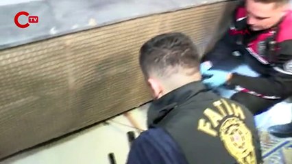 Fatih'te eski iş hanına operasyon: 23 gözaltı