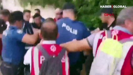 İstanbul Beykoz'da yıkım gerginliği: Arbede yaşandı