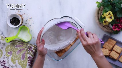 طريقة عمل كيكة مثلجة بالبسكويت