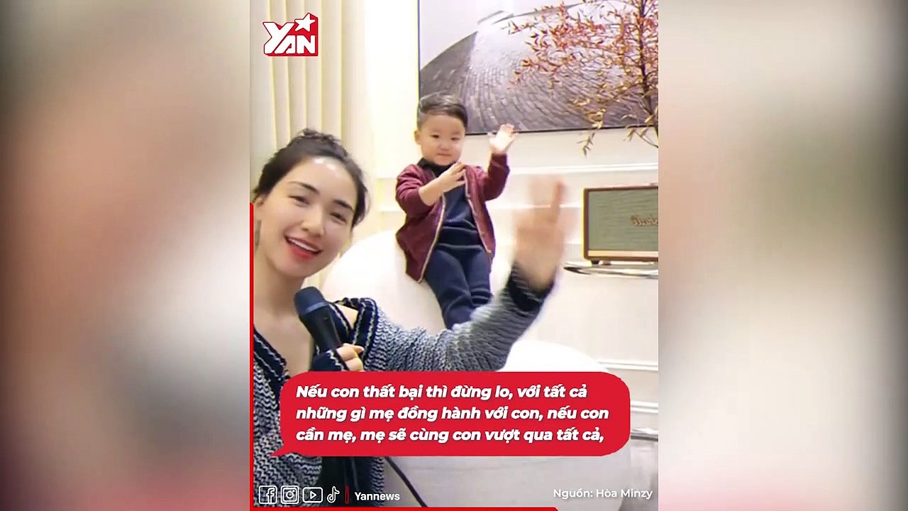 Hòa Minzy dặn dò con trai của những ngày tuổi 18: Phải yêu thương bố, vẫn là Bo Thúi bé nhỏ của mẹ