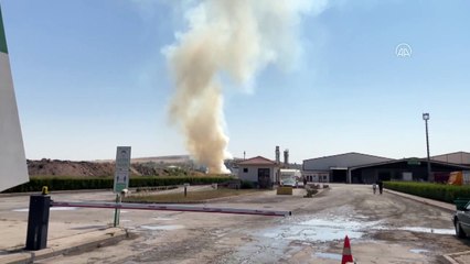 Kayseri Şeker Fabrikası'nda yangın