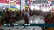 Peringati HUT RI, Pedagang Pasar Gelar Fashion Week