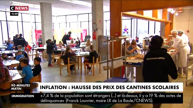 Les prix des repas dans les cantines scolaires pourraient augmenter de 10% cette année - Plusieurs solution évoquées pour y faire face comme ... diminuer les portions!