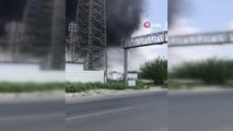 Son dakika haber: Mersin'de geri dönüşüm tesisinde yangın