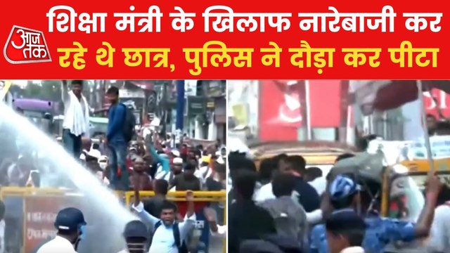 Patna: Protest of teacher candidates, police used baton