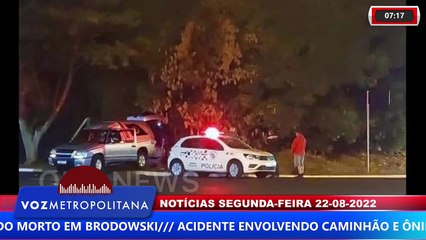 HOMEM É ENCONTRADO MORTO EM BRODOWSKI