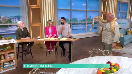 Rylan confronts his fear of snakes live on This Morning
