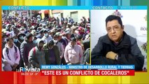 Gobierno dice que conflicto por Adepcoca responde a intereses económicos y dirigenciales