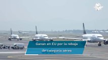 Ganan líneas de bajo costo de EU en México por degradación aérea