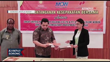 Pemkab Sorong Sambut Investasi Di Kek Dari Perusahaan Asal China