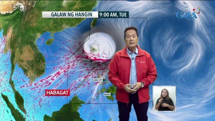 Bagyong Florita, patuloy na lumalapit sa kalupaan; signal number 2, itinaas sa ilang bahagi ng hilagang Luzon | 24 Oras