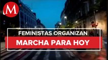 Autoridades realizan cierres en el Zócalo de la CdMx por posible manifestación feminista