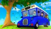 Wheels On The Bus - Kids Nursery Rhymes & Learning Preschool Videos