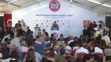 İBB Başkanı İmamoğlu, Baltalimanı Yaşam Vadisi'nin temel atma törenine katıldı