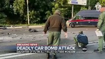 Deadly car bomb detonates outside Moscow