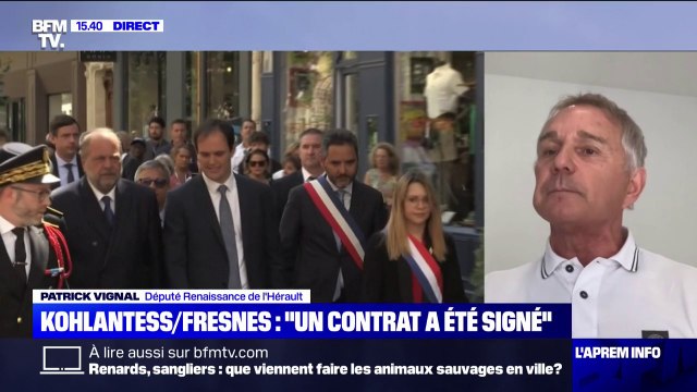 Kohlantess à Fresnes: pour Patrick Vignal, le RN et Éric Ciotti sont là pour séduire leur électorat