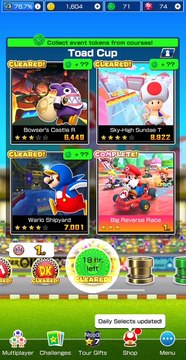 Mario Kart Tour: Sundae Tour: Toad Cup Racing for Tokens