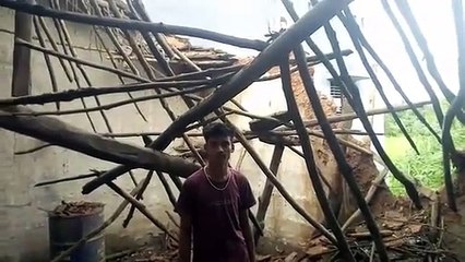 the limit of the test : at the age of taking the senses, he is facing the havoc of nature