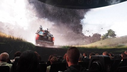 Become a 'tornado chaser' at this amusement park ride