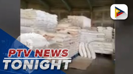 Hundreds of bags of smuggled rice and sugar discovered in a warehouse in Caloocan