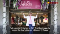 Fans in joy as Ruth Langsford makes grand return to This Morning after a year