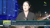 China afirma tener bajo control varios incendios forestales