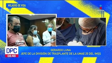 ¡Milagro de vida! Joven recibe trasplante de riñón luego de 3 años de espera