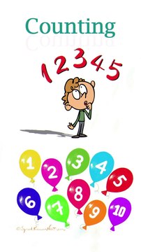 Counting 1 to 10 Song | Learn 1 to 10 Numbers | 123 Number Names | 1234 Counting for Kids | #shorts