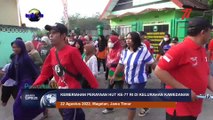 KEMERIAHAN PERAYAAN HUT KE-77 RI DI KELURAHAN KAWEDANAN