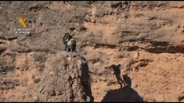 Espectacular rescate de la Guardia Civil en los Mallos de Riglos