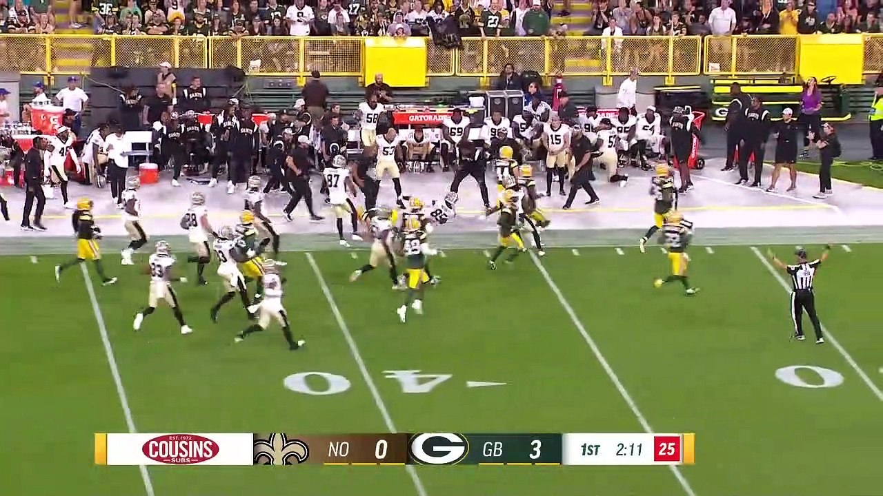 New Orleans Saints vs. Green Bay Packers Preseason Week 2 Highlights ...
