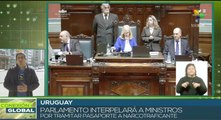 Parlamento uruguayo solicita interpelación a ministros por trámite de pasaporte ilegal