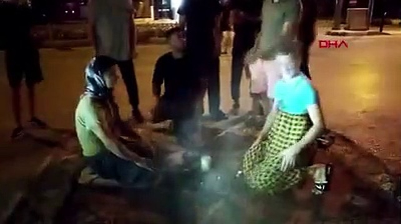 Damada etek giydirip başında yumurta kırdılar