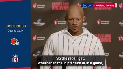 Dobbs happy to take Browns opportunity in Watson absence