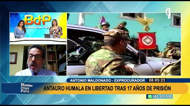 Exprocurador Maldonado, tras liberación de Antauro Humala: Sería muy ingenuo pensar que esta decisión no ha sido tomada por Castillo