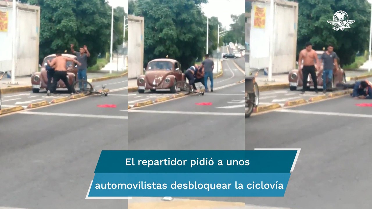 Captan golpiza a repartidor en Edomex