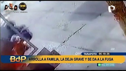 Tarapoto: Autoridades detuvieron a irresponsable que arrolló a una familia entera