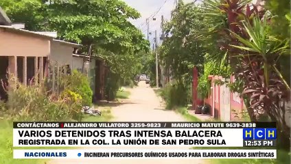 Download Video: ¡Lluvia de Balas! Intensa balacera deja varios detenidos en col. La Unión, SPS