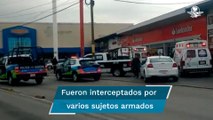 Asalto a camioneta de valores deja dos custodios heridos en Puebla