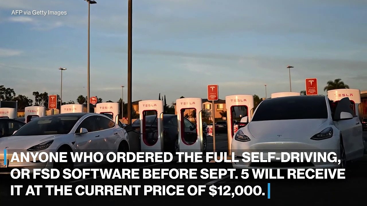 Tesla to hike price of Full Self-Driving software by 25%