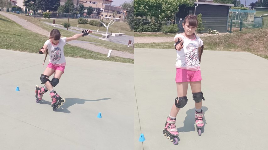 Skater girl FLAWLESSLY performs the most difficult freestyle slalom trick'  - video Dailymotion