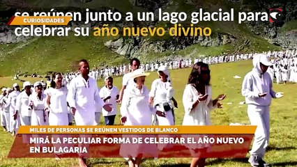 Mirá la peculiar forma de celebrar el año nuevo en Bulagaria