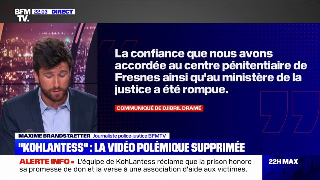 Kohlantess à Fresnes: en plus du détenu condamné pour viol, l'auteur d'un meurtre a participé aux épreuves