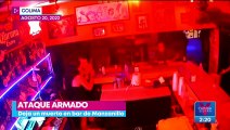 VIDEO: Sujetos armados atacan bar en la zona turística de Manzanillo