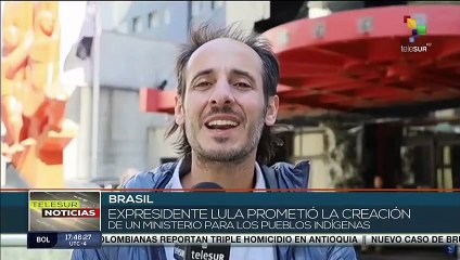 Candidato Lula da Silva reafirmó agenda de gobernabilidad de cara a comicios presidenciales