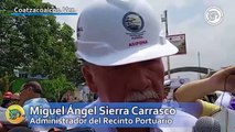 Contratan a empresas locales para obras en el puerto de Coatzacoalcos