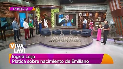 Ingrid Leija presenta a Emiliano, su segundo hijo